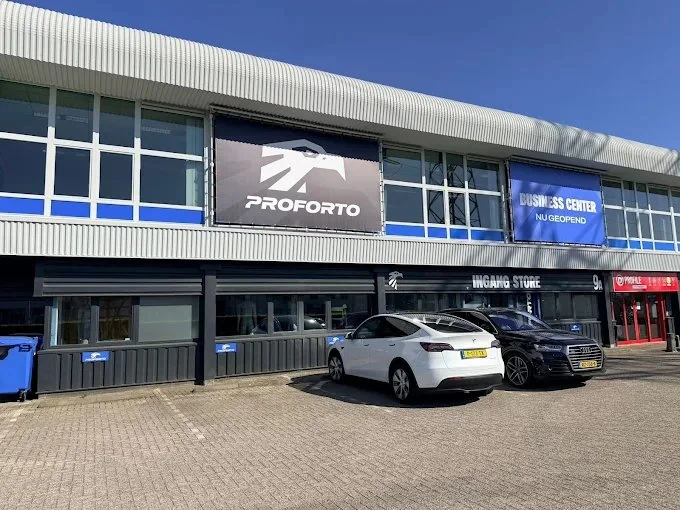 Außenansicht des Proforto Business Centers an der Energieweg 9a in Nijmegen