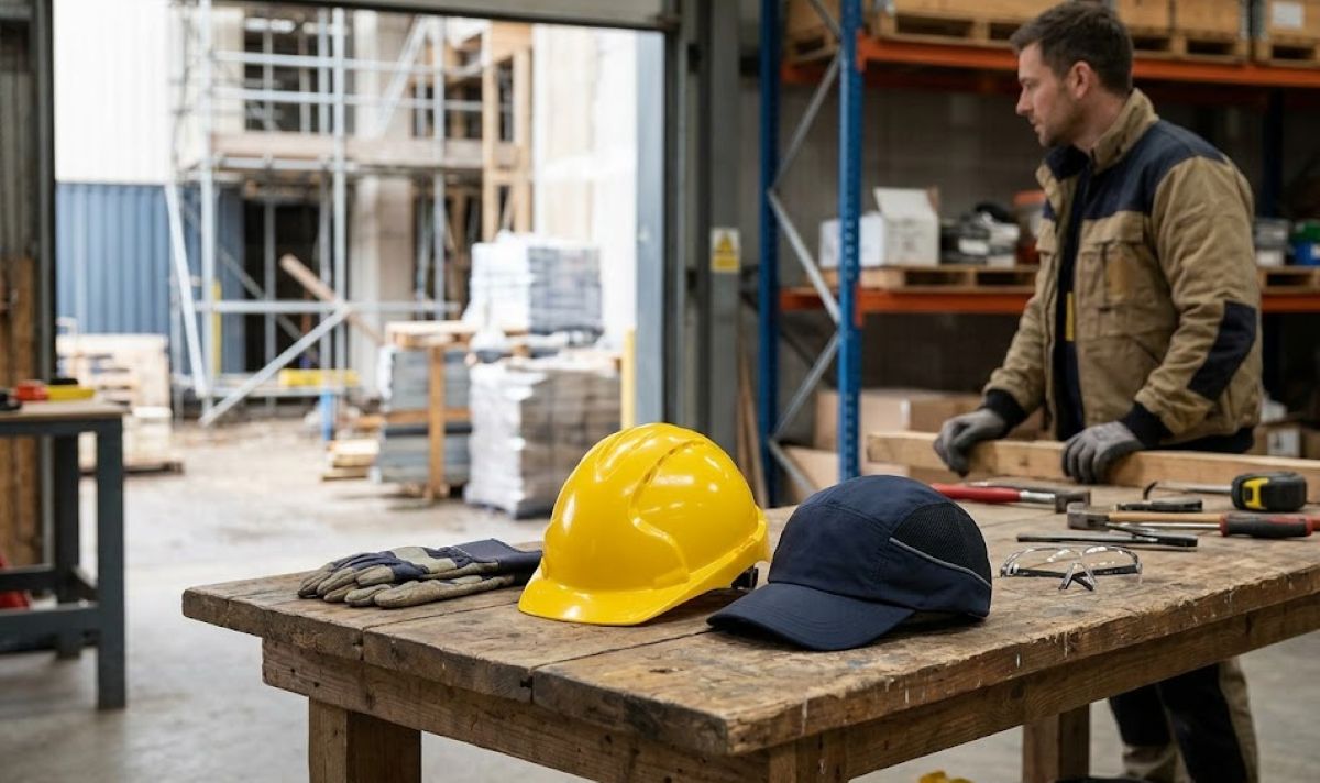 Anstoßkappe oder Schutzhelm