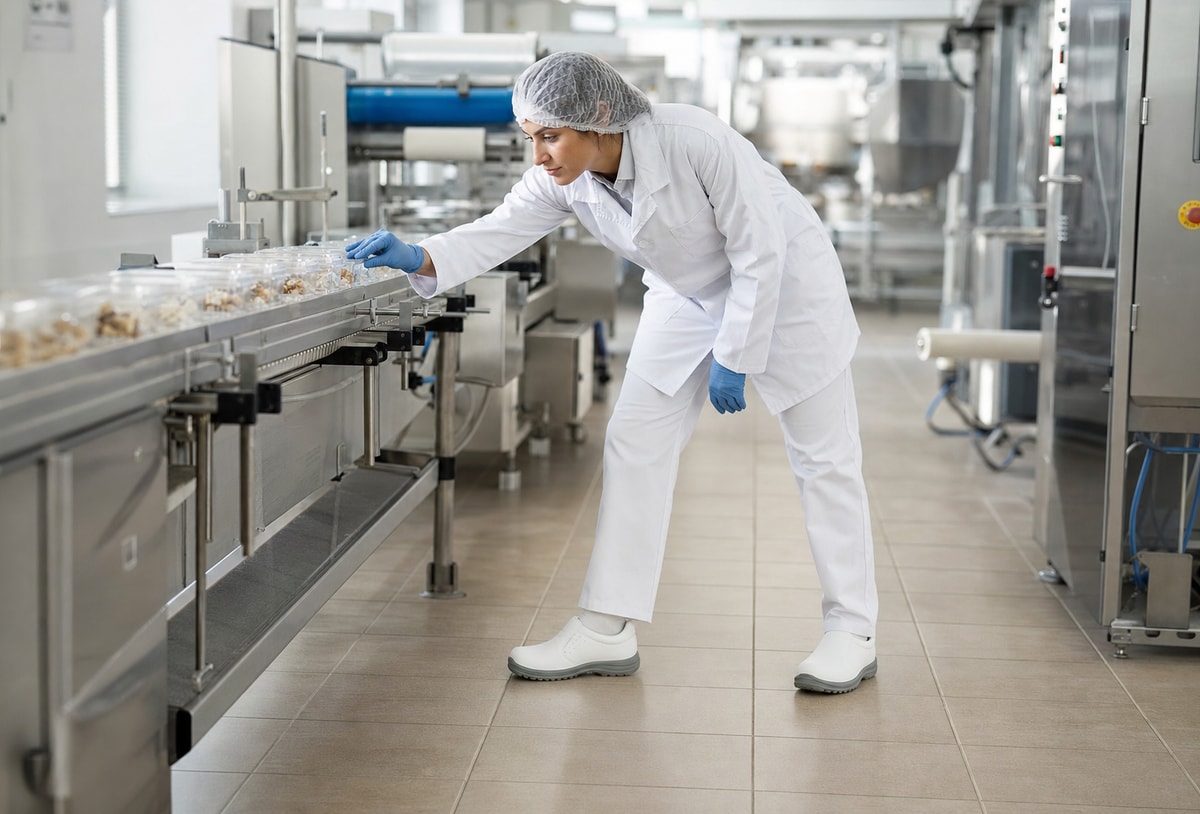 Sicherheitsschuhe für die Lebensmittelindustrie