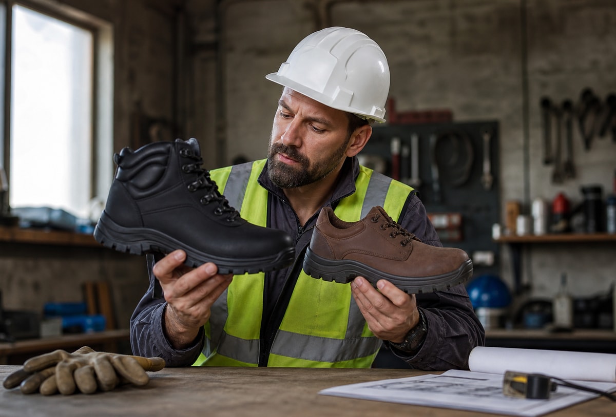 Hoge of lage werkschoen kiezen voor jouw werk